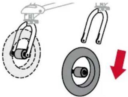 BOB Gear Alterrain Pro - Remove Front Wheel - 1