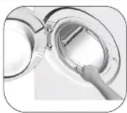 BEKO WTV9716XWWST - Nettoyage du hublot et du tambour - 2