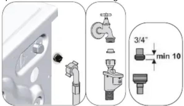 BEKO WTV8835WC01 - Nettoyage des filtres d'arrivée d'eau - 1