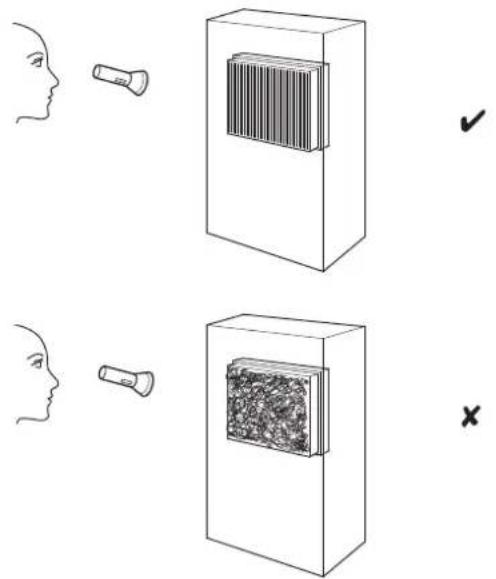 TROTEC PAE 51 in - Contrôle visuel de l'intérieur de l'appareil pour détector des encrasements - 1