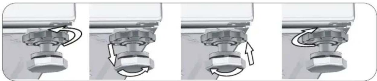 BEKO WFTE 7611 WWR - Réglage des pieds - 2