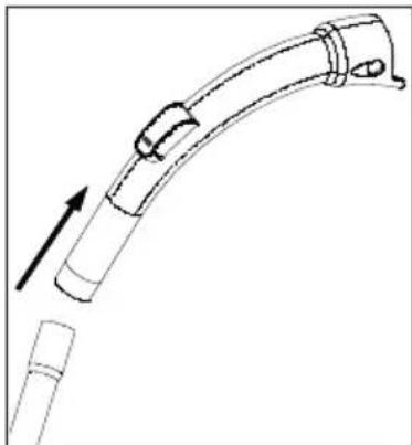 BEKO VCO 32802 AD - Ataşarea/detaşarea tubului telescopic - 1