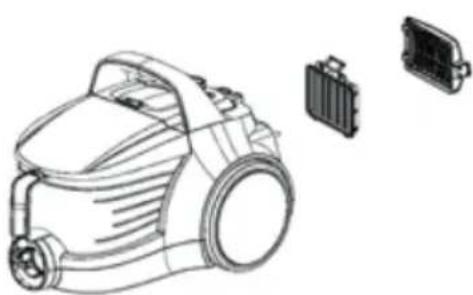 BEKO VCO 32802 AD - Filter HEPA in izhodni filter - 1