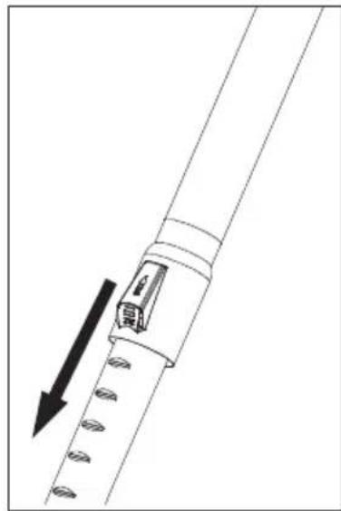 BEKO VCO 32802 AD - Fixation/Retrait du tube télescopique - 2