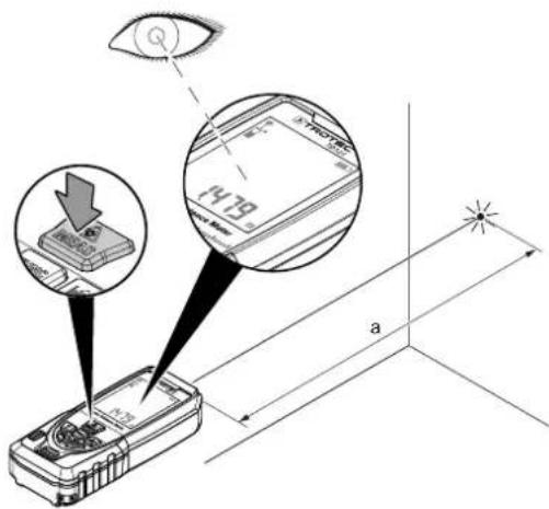 TROTEC TD120 - Exécution d'une mesure de distance individuelle - 1