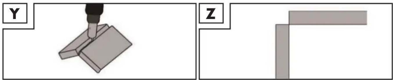 PARKSIDE PMPS 200 B1 - Lasverbindingen aan de buitenhoek - 1