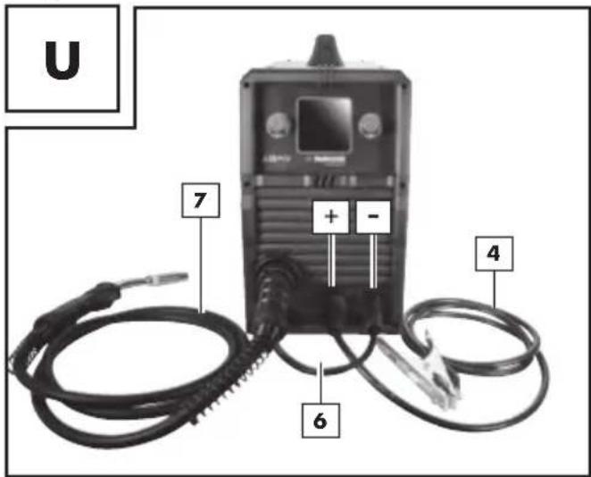 PARKSIDE PMPS 200 B1 - Diamètre du fil en mm x 10 = débit de gaz en l/min - 1