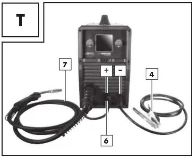 PARKSIDE PMPS 200 B1 - - Adaptation of device to solid welding wire with inert gas - 1