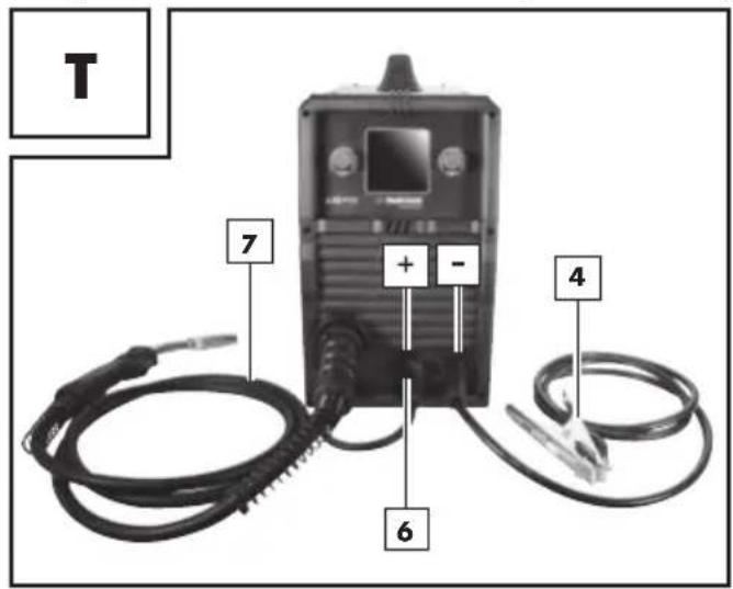 PARKSIDE PMPS 200 B1 - - Adaptation de l'appareil pour le soudage à fil solide sous gaz inerte - 1