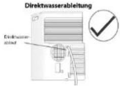 Direktwasserableitung Direktwasser- abild