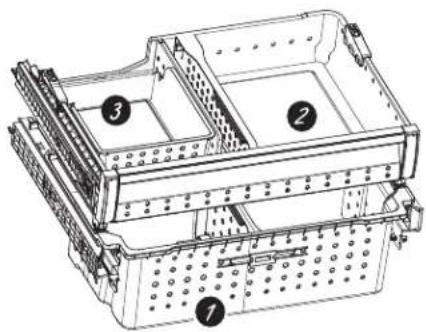 GE PGE29BYTFS - Panier et tiroir du congélateur - 1