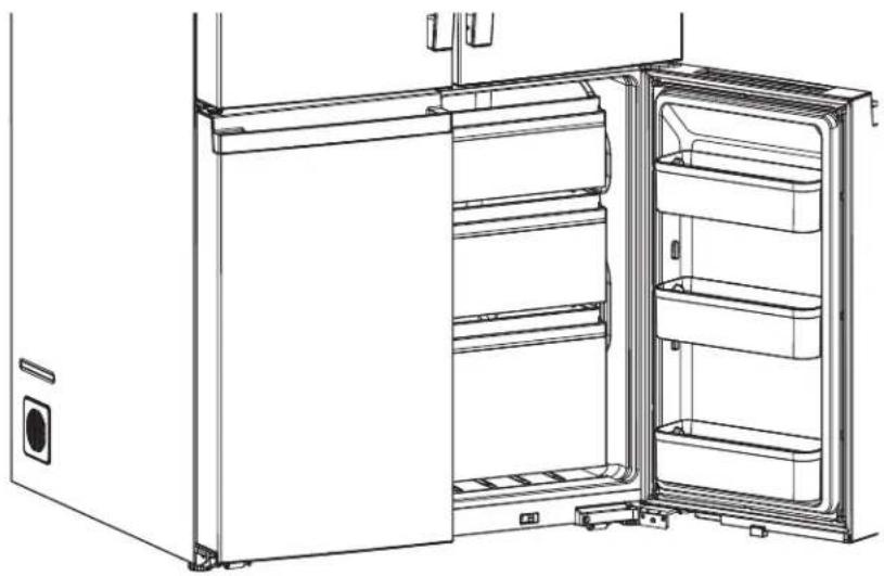 GE PGE29BYTFS - Select Zone Baskets and Door Bins - 1