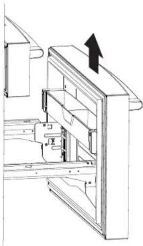 GE PGE29BYTFS - RETRAIT DE LA PORTE DU CONGÉLATEUR - 2