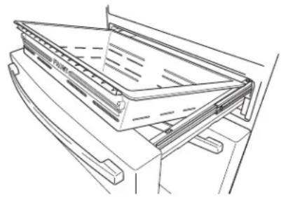 GE PGE29BYTFS - RE-INSTALL CONVERTIBLE DRAWER - 1