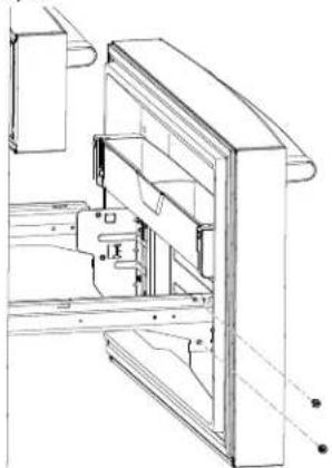 GE PGE29BYTFS - RETRAIT DE LA PORTE DU CONGÉLATEUR - 1