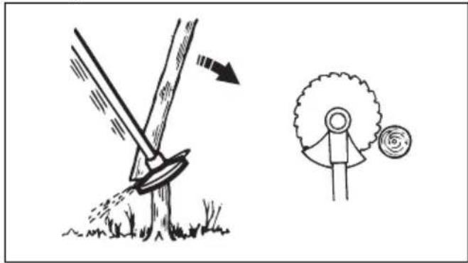 MCCULLOCH CS 330 - Derribar un árbol hacia la derecha - 1