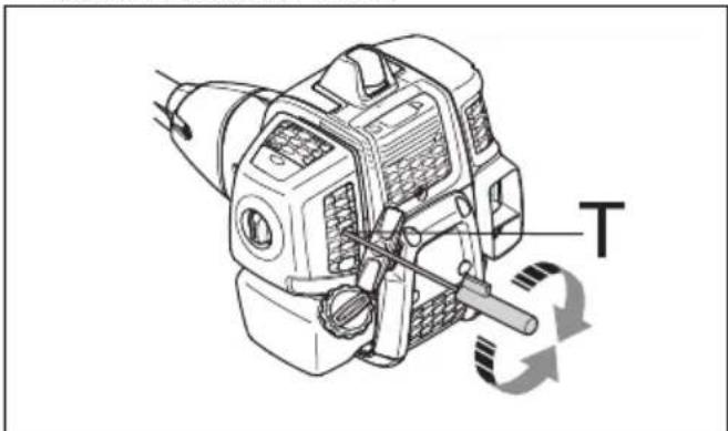 MCCULLOCH CS 35 - To adjust the idle speed - 1