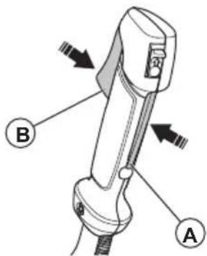 MCCULLOCH CS 35 - Controllo del blocco del grilletto acceleratore - 1