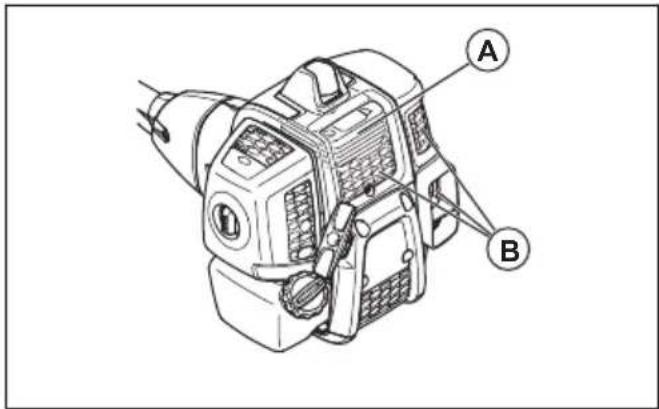 MCCULLOCH CS 35 - Per pulire/eseguire la manutenzione del sistema di raffreddamento - 1