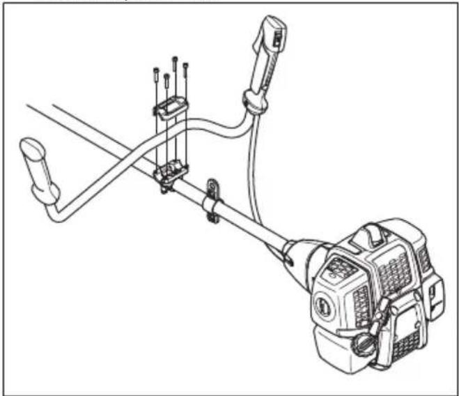 MCCULLOCH CS 35 - Instalar a barra de direção - 1