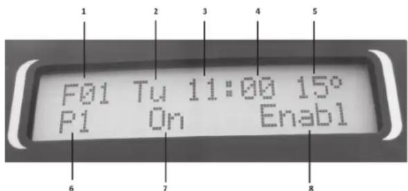QLIMA Viola 85-2 S-line - B RÉGLAGE DE LA FONCTION DE MINUTERIE. - 1