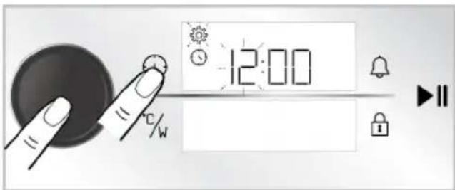 BEKO BBCW17400B - Réglage de l'heure pour la première fois - 3