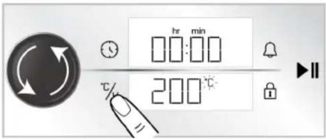 hr min 00:00 200°C- Hz/1