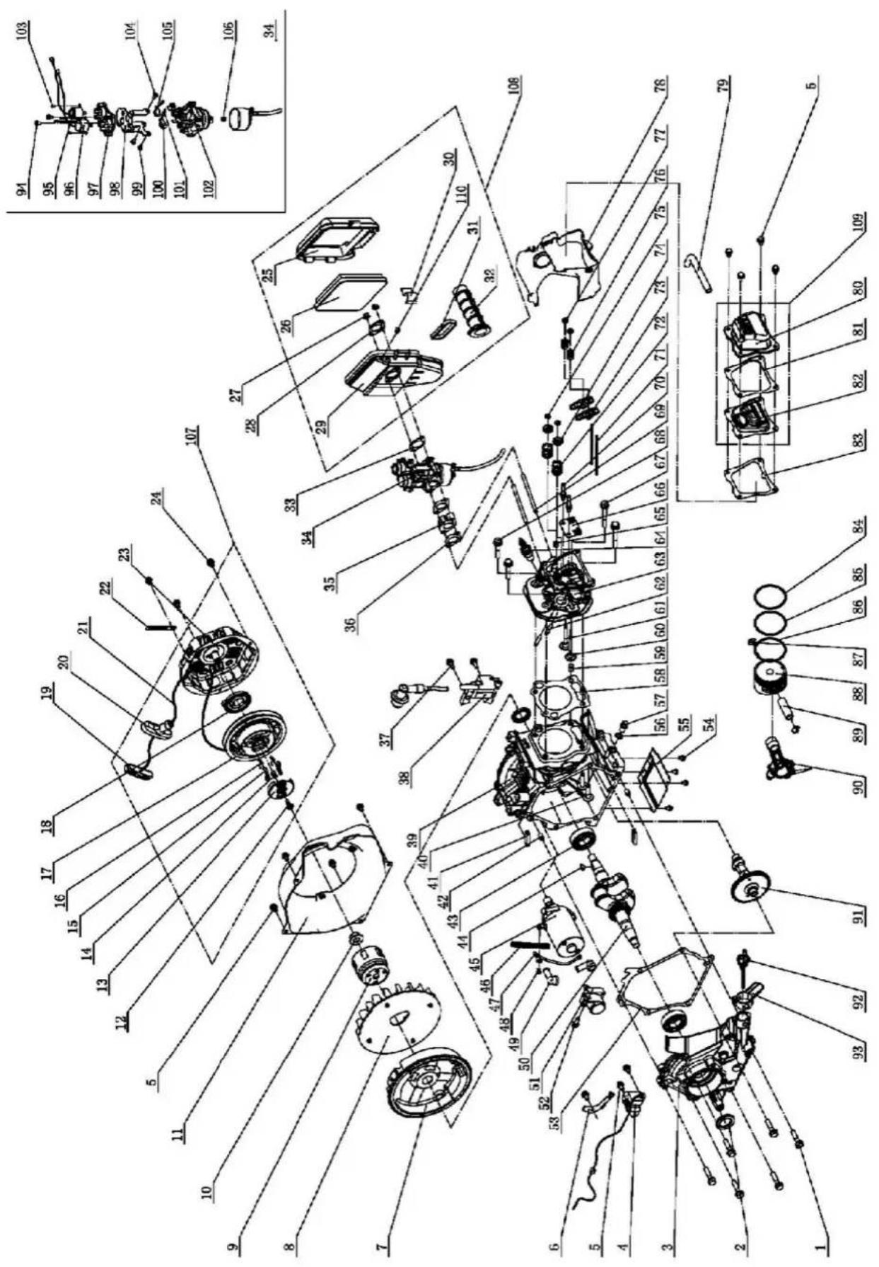 Champion 73001i-E - 72301I (EU/SC) PARTS LIST - 5