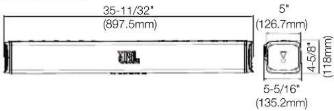 JBL Rallybar S - Produktets mål - 2