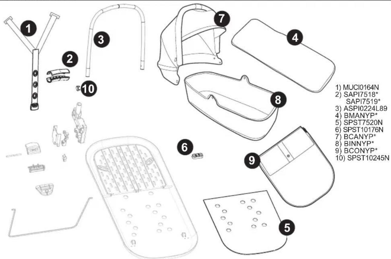 PEG PEREGO Bassinet Z4 - 28