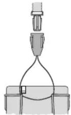 JTS TG-10R - Positionnement de l'appareil sur le corps - 1