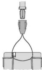 JTS TG-10T - Positionnement de l'appareil sur le corps - 1