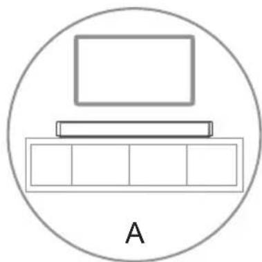 MEDION Life P61155 (MD 44055) - Setting up/mounting the soundbar - 1