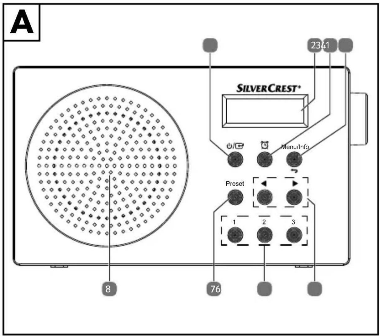 SILVERCREST SDR 15 A2 - DAB+ RADIO / DAB+ RADIO / RADIO DAB+ SDR 15 A2 - 1