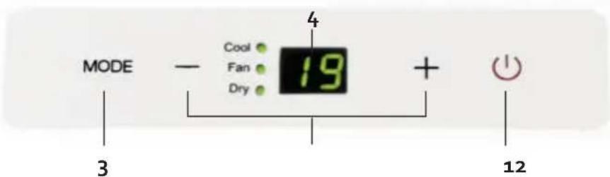 DOMO DO1037A - CONTROL PANEL - 1