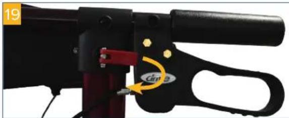 Drive Medical Diamond Deluxe - Regolazione della spalliera - 1