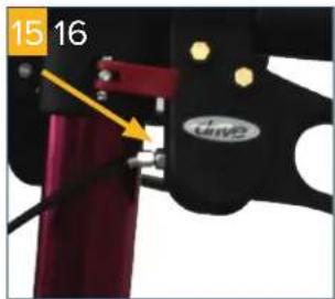 Drive Medical Diamond Deluxe - Adjusting the brakes - 1