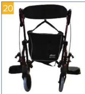 Drive Medical Diamond Deluxe - Samenvouwen | transporteren | opbergen - 1