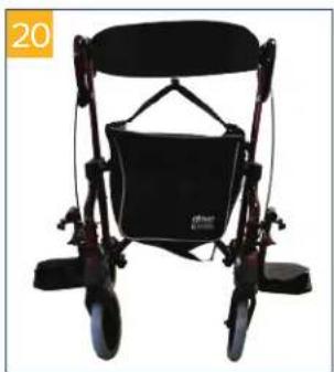Drive Medical Diamond Deluxe - Folding | Transporting | Stowing - 1