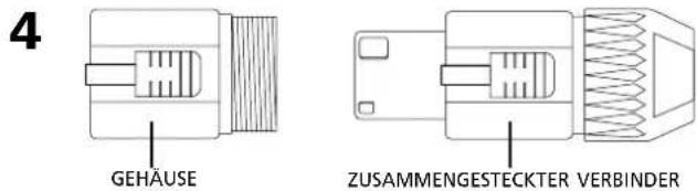 Montarbo NM250P - Vorbereitung des Kabels für den Verbinder Speakon®: - 4