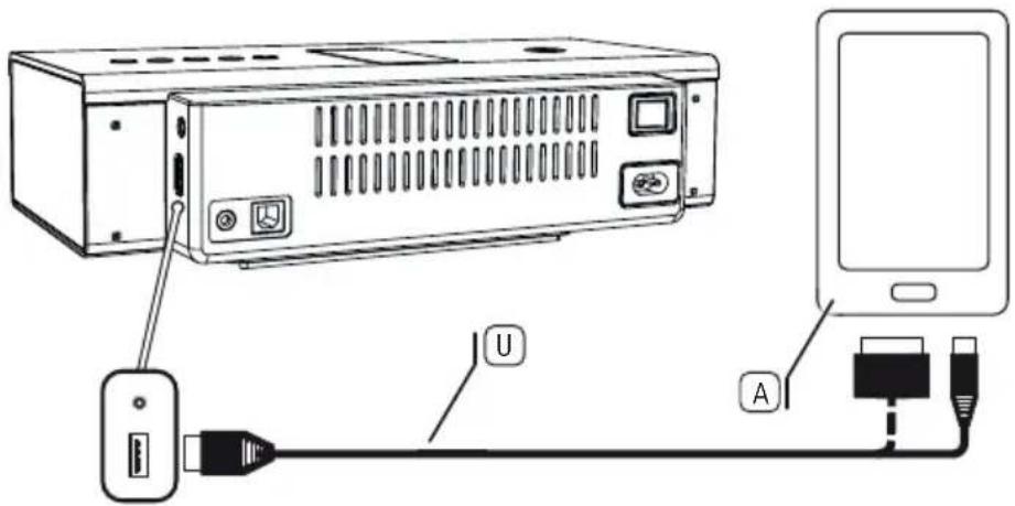 LOEWE SoundPort Mini - Connecting the audio source with USB cable - 2