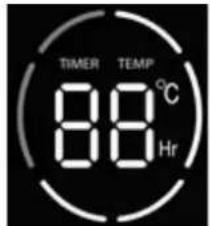 TIMER TEMP 88°C Hr