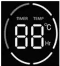 TIMER TEMP 88°C Hr