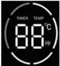 TIMER TEMP 88°C Hr