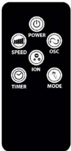POWER SPEED OSC ION TIMER MODE