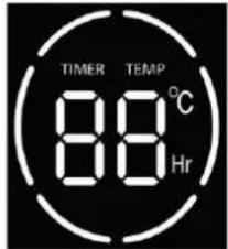 TIMER TEMP 88°C Hr