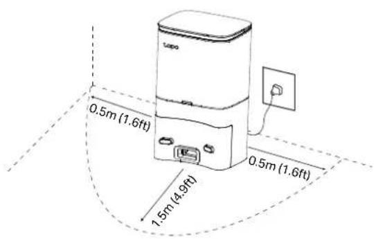 TP-LINK Tapo RV10 Plus - Positionner La Station - 1
