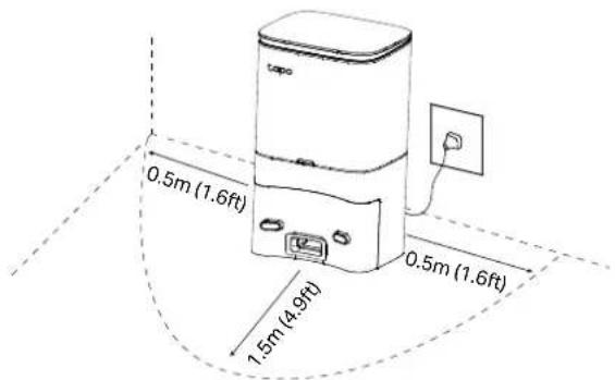 TP-LINK Tapo RV10 Plus - Posicionar la estación - 1