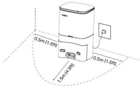 TP-LINK Tapo RV10 Plus - Het dockingstation plaatsen - 1