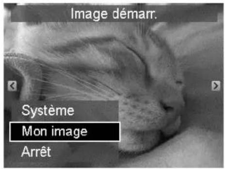 Image démarr. Système Mon image Arrêt